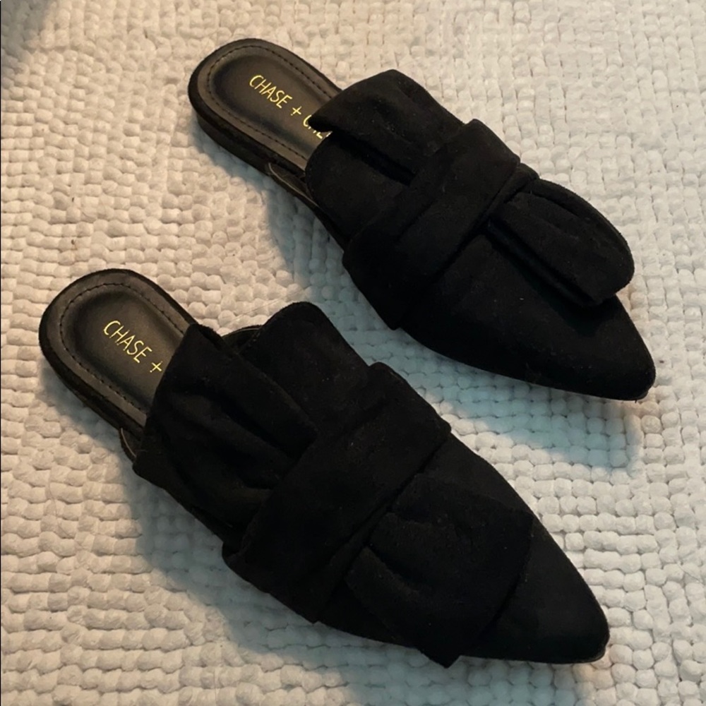 Chase & Chloe Suede Flats